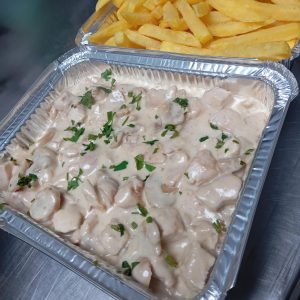 Selección especial de pollo y champiñones (familiar)